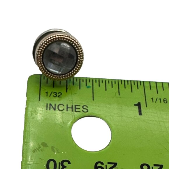 Gold Tone Apple Shaped Rhinestone Middle Brooch Teacher Accessory Jewelry Jacket - Picture 4 of 4